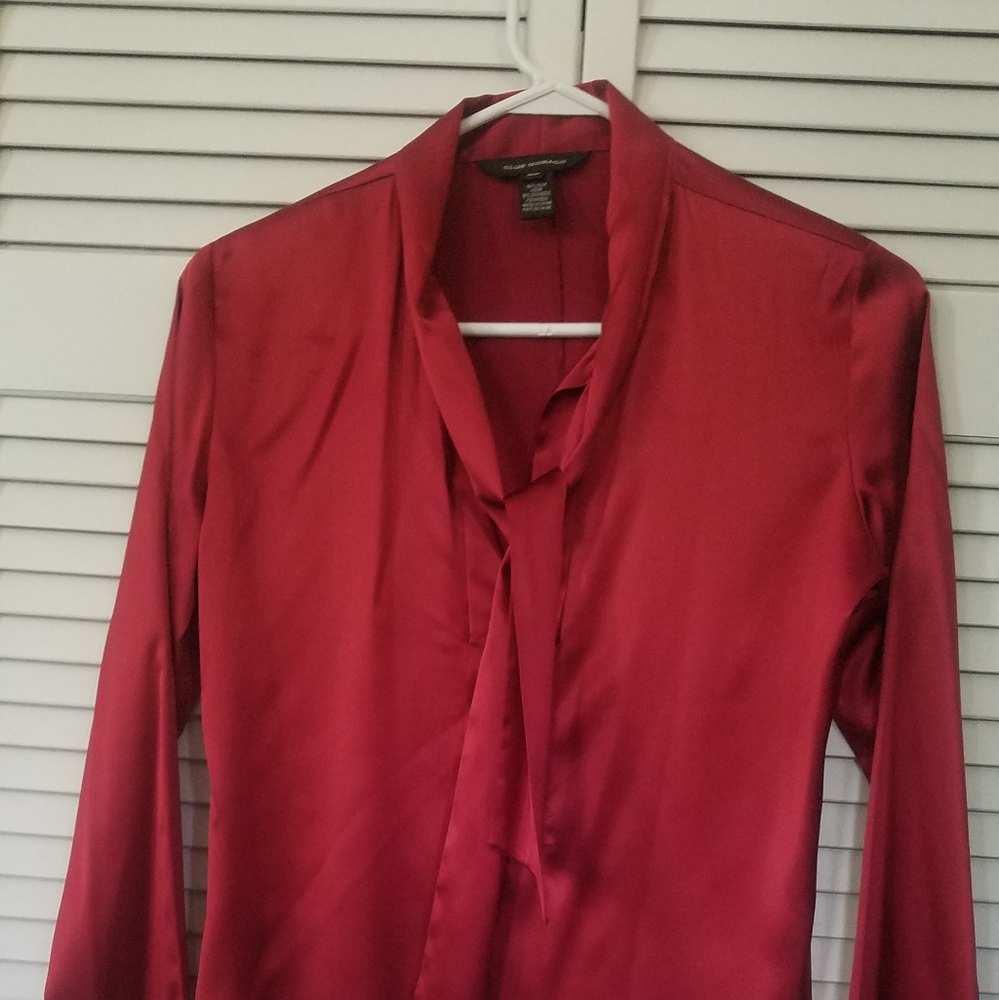 Club Monaco 100% Silk Blouse